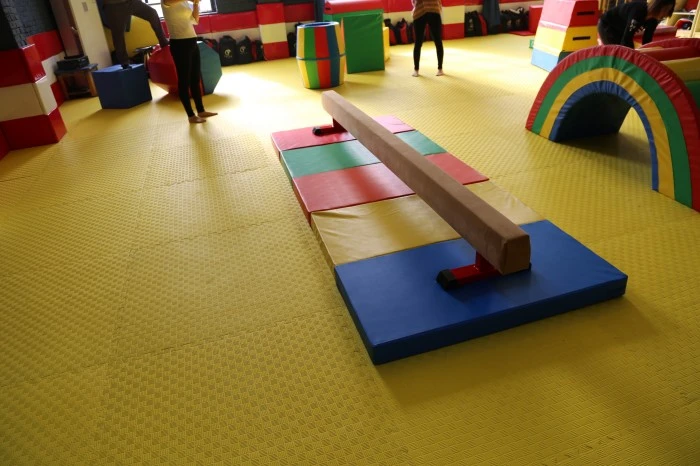 Low Balance Beam And Mats